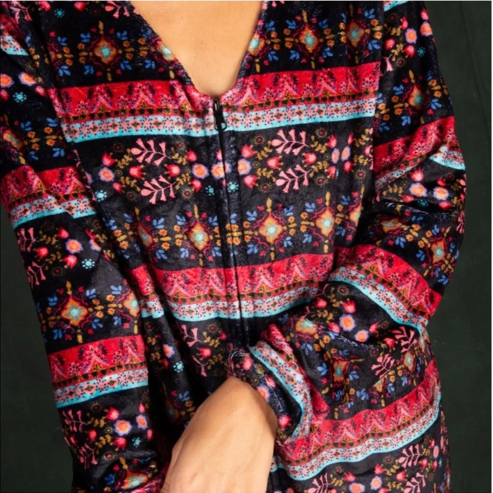 Natural Life Fleece Onesie Loungewear - Picture 2 of 4